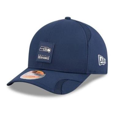 Imagem de Boné New Era Nfl25 940mc Sideline Seattle Seahawks Azul-Masculino