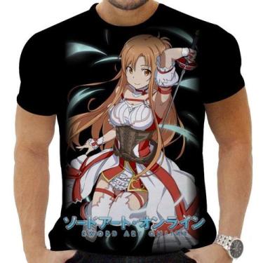 Imagem de Camiseta Camisa Personalizada Anime Clássico Sword Art Online 04 - Zah