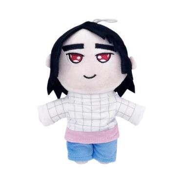 Imagem de Pelúcia De Monstro Monóculo Roxo De Anime Kpop Com Chapéu Preto, Brinq