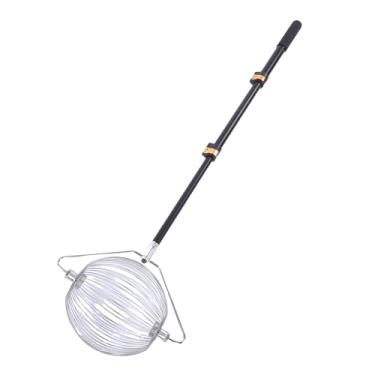 Imagem de fosa Coletor de Porca de Bola, Selecionador de Frutas Multiuso Com Poste Telescópico de Liga de Alumínio, para Bolas de Tênis, Maçãs, Peras, Castanhas