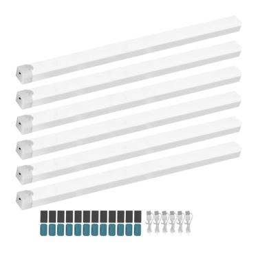 Imagem de ASHATA Sob a Iluminação do Armário Recarregável, Luz do Sensor de Movimento Led Interno Magnético, 120 °, para a Escada Armário da Sala de (6 Pacote)