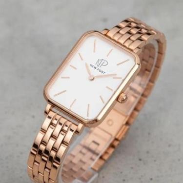 Imagem de Relógio Feminino Venezia Quadrado Gold Rosé New Port-Feminino