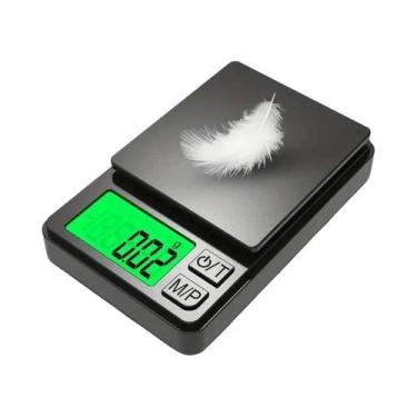 Imagem de Balança Digital Mini Portátil 1000g 0.01g Com LCD Retroiluminado, Bala