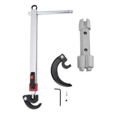 Imagem de TOPINCN Chave Telescópica para Bacia, Chave para Torneira de Pia Com 2 Mandíbulas Ajustáveis ​​e Removedor de Drenagem de Banheira para Encanamento de Banheiro de Cozinha, Chaves de