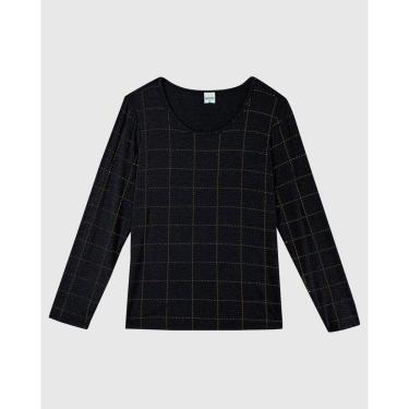 Imagem de Blusa Plus Size Malwee Xadrez Viscose Stretch Feminina-Feminino