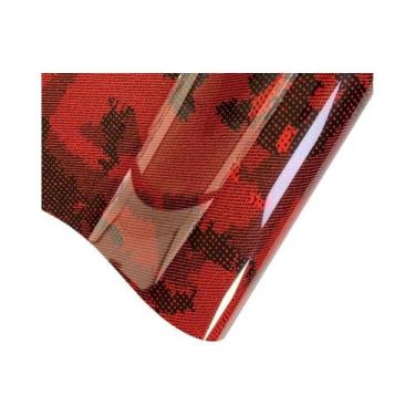 Imagem de Adesivos Autoadesivos Vermelhos Para Carro, Envelopamento Em Vinil Pre