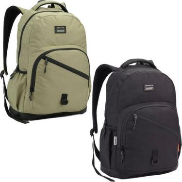 Imagem de Mochila De Costas Escolar Juvenil Snt Bolso Frontal Lateral Seanite - 