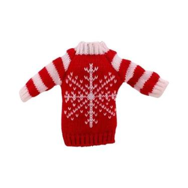 Imagem de Suéter Com Estampa De Natal Para Boneca De 30cm, Roupas Para Boneca El