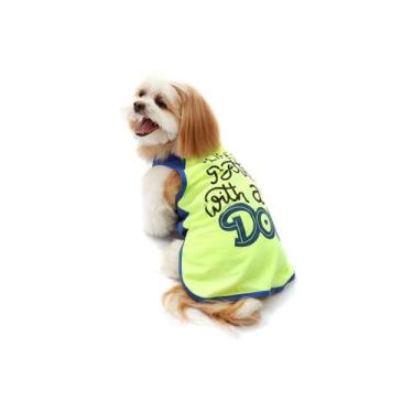 Imagem de Camiseta Chic para Cachorro Pet - Bichinho Chic, Amarelo, 2