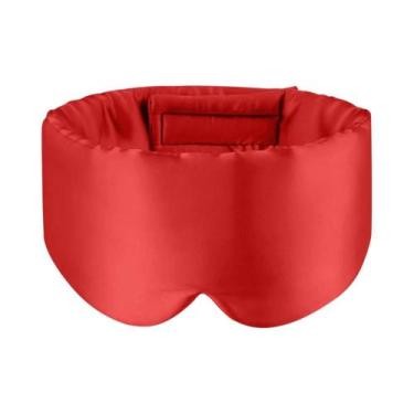Imagem de Máscara De Dormir De Seda De Amora, Máscara Para Olhos Macia E Almofad
