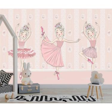 Imagem de Painel De Parede Adesivo Vinil Autocolante  Bailarina M² - Banner Bani