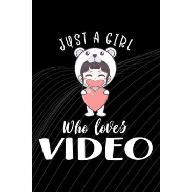 Imagem de Anxiety Journal - Just A Girl Who Loves Video Games Gamer Quote Women Girls Family: Track Your Triggers, Symptoms, Coping Methods, Moods & More: Tracker & Logbook for Daily Stress Management,Tax