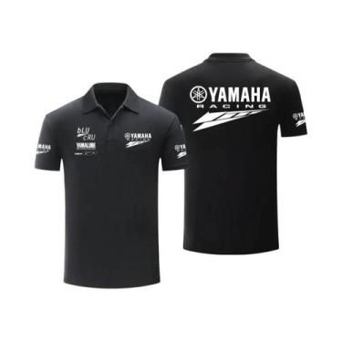 Imagem de Camisa Polo De Manga Curta Da Equipe De Fábrica MotoGP YAMAHA R1M - Ca