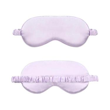 Imagem de Máscara De Sono 3D De Seda Natural Dupla Face Portátil Para Viagem Pro