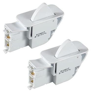 Imagem de BOJACK 6600JB1010A peça de substituição do interruptor de botão de pressão da porta do refrigerador substitui 1268243 AP4442090 6600JB1010K (pacote com 2)