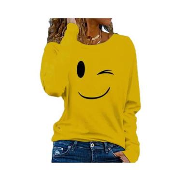 Imagem de Camiseta Feminina Fina De Algodão De Manga Comprida Branca - NONE, BR-