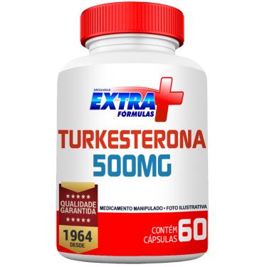 Imagem de Turkesterona 500mg Com 60 Cápsulas Extra Formulas