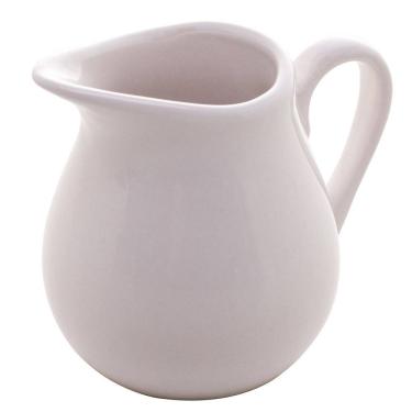 Imagem de Mini Leiteira Molheira Jarrinha Porcelana Clean Branca 90ml