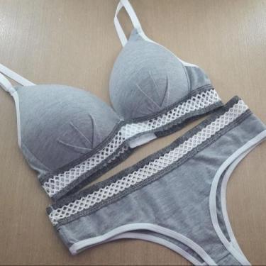 Imagem de Conjunto Básico Bojo Soft Cor:Viés BrancoTamanho:M - MTX Lingerie, Vié