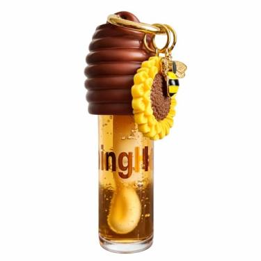 Imagem de LIP HONEY GLOSS COM AROMA DE MEL CHAVEIRO GIRASSOL E ABELHA GLOSS CHAVEIRO INFLUENCER TENDÊNCIA HIDRATANTE LABIAL FASHION