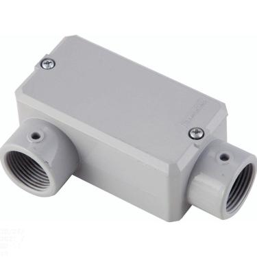 Imagem de Condulete Fixo 3/4" Tipo "lr" - Com Tampa / Rosca Bsp / Com Pintura Eletrostática A Pó Tramontina