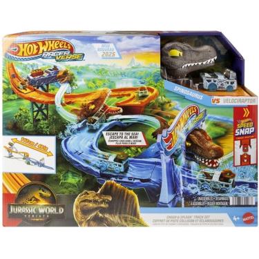 Imagem de Hot Wheels Racerverse Pista Jurassic WORD Batalha Final Mattel JFP32