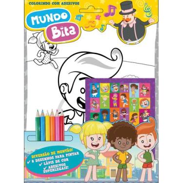 Imagem de Livro - Mundo Bita Colorindo com Adesivos - On Line Editora