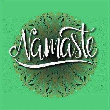 Imagem de Placa Quadro Esotérico Namastê Impressão Direta Mdf 30x30cm - ARTSIM