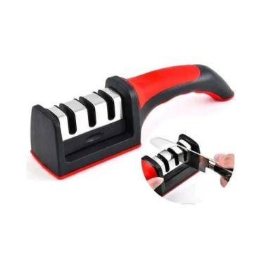 Imagem de Afiador De Faca Amolador 3 Opções Profissional Afiações g - Sharpener