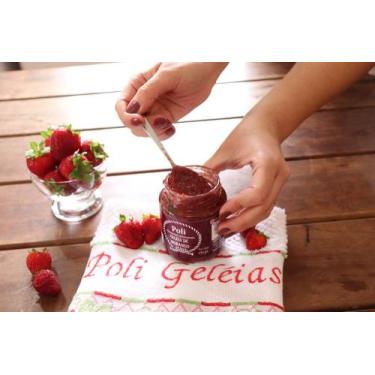 Imagem de A Geleia Morango Sem conservantes, aromatizante e corantes - Poli Alim