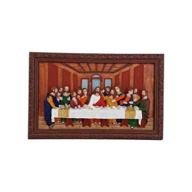 Imagem de Imagem da Santa Ceia de Nosso Senhor Jesus Cristo de parede com alça 1