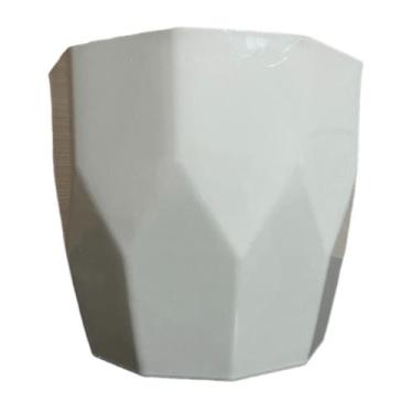 Imagem de Vaso Cachepot Diamante Em Polietileno Decoração Planta Cores - Cinza -