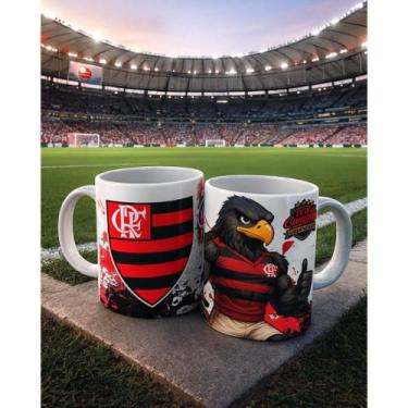 Imagem de Caneca Personalizada Flamengo - Mascote Tetra Campeão Libertadores - A