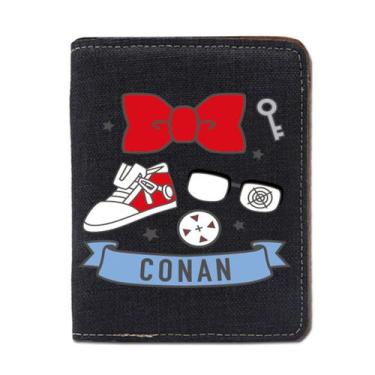 Imagem de Carteira Detectives Conans, personagens de anime, tela fina e dobrável