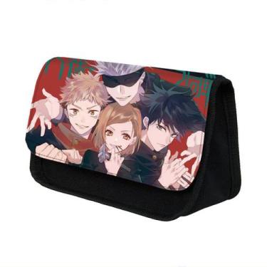 Imagem de Estojo para lápis Jujutsus Kaisens Cartoon Anime Large 22x13x7,5 cm - 