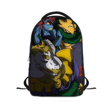 Imagem de Mochila Undertales Sans para crianças, mochila escolar 3D Oxford - yiw