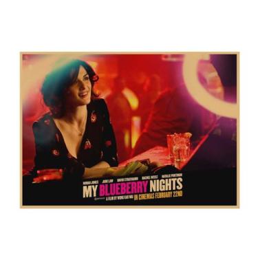 Imagem de Pôster de arte de parede Imagem Anime Art Blueberrys Nights 30x42cm - 