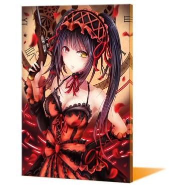 Imagem de Pintura de parede em tela Dates A Lives Tokisakis Kurumis Anime - yiwe