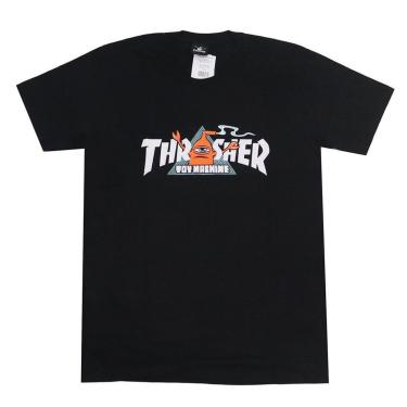 Imagem de Camiseta Thrasher X Toy Machine Vortex - Preto-Masculino