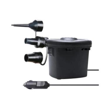 Imagem de Bomba Elétrica Inflável 220V 12V, Compressor De Ar Rápido Com 3 Bicos 