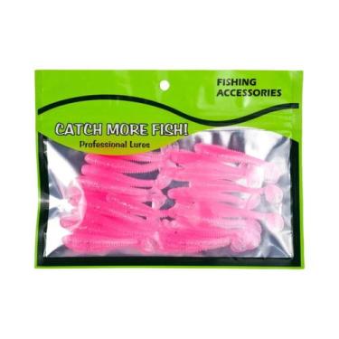 Imagem de Iscas De Pesca Macias 20PCS 55cm 75cm Iscas Artificiais T-tail Worm Ji