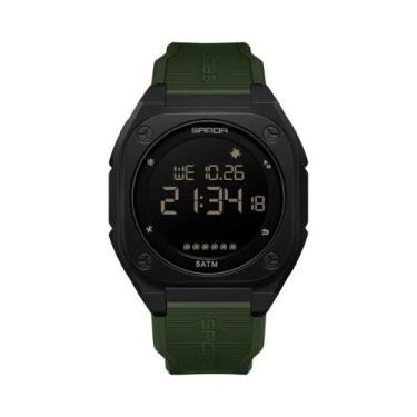 Imagem de Relógio Esportivo Digital À Prova d'Água Para Homens SANDA 6303 Relógi