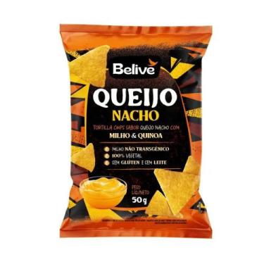 Imagem de Snack Tortilla Sabor Queijo Nacho Belive 50g