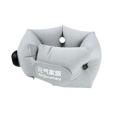 Imagem de Almofada De Pescoço Inflável Super Leve E Portátil Em Forma De U Para 