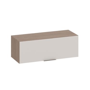 Imagem de Armário Aéreo 1 Porta 80cm Etna Poliman - Carvalho Oak/Off White