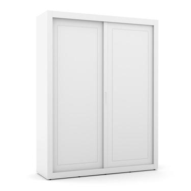 Imagem de Guarda Roupa Infantil Tutto New 2 Portas de Correr 4 Gavetas MDF Branco Soft