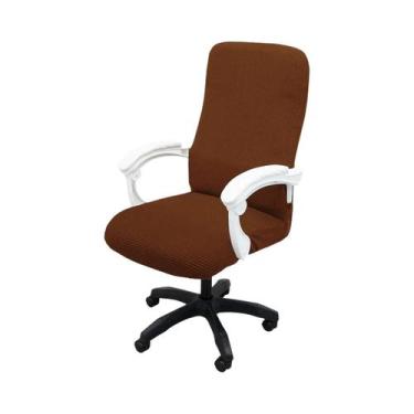 Imagem de Capa Para Cadeira De Escritório Em Jacquard Espessa, Resistente a Arra