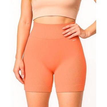 Imagem de Shorts De Academia Sem Costura Compressão Esportivo Fitness Selene, Sa