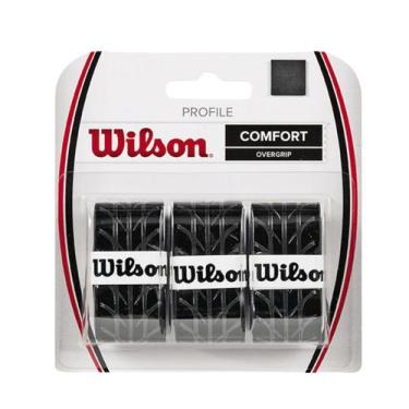 Imagem de Overgrip Profile Preto Wilson 3 Unidades