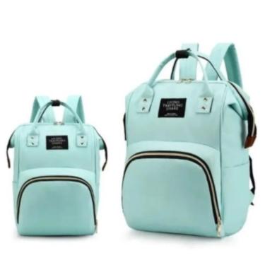 Imagem de Mochila Maternidade Bolsa Mamãe Bebê Multifunção com Compartimento Térmico e Tratamento...